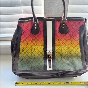 L.A.M.B. Multicolor Tote Bag